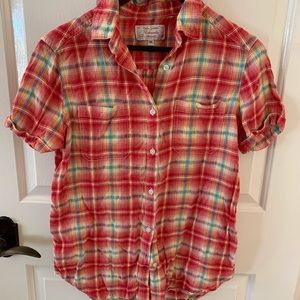 Panhandle plaid shirt size M